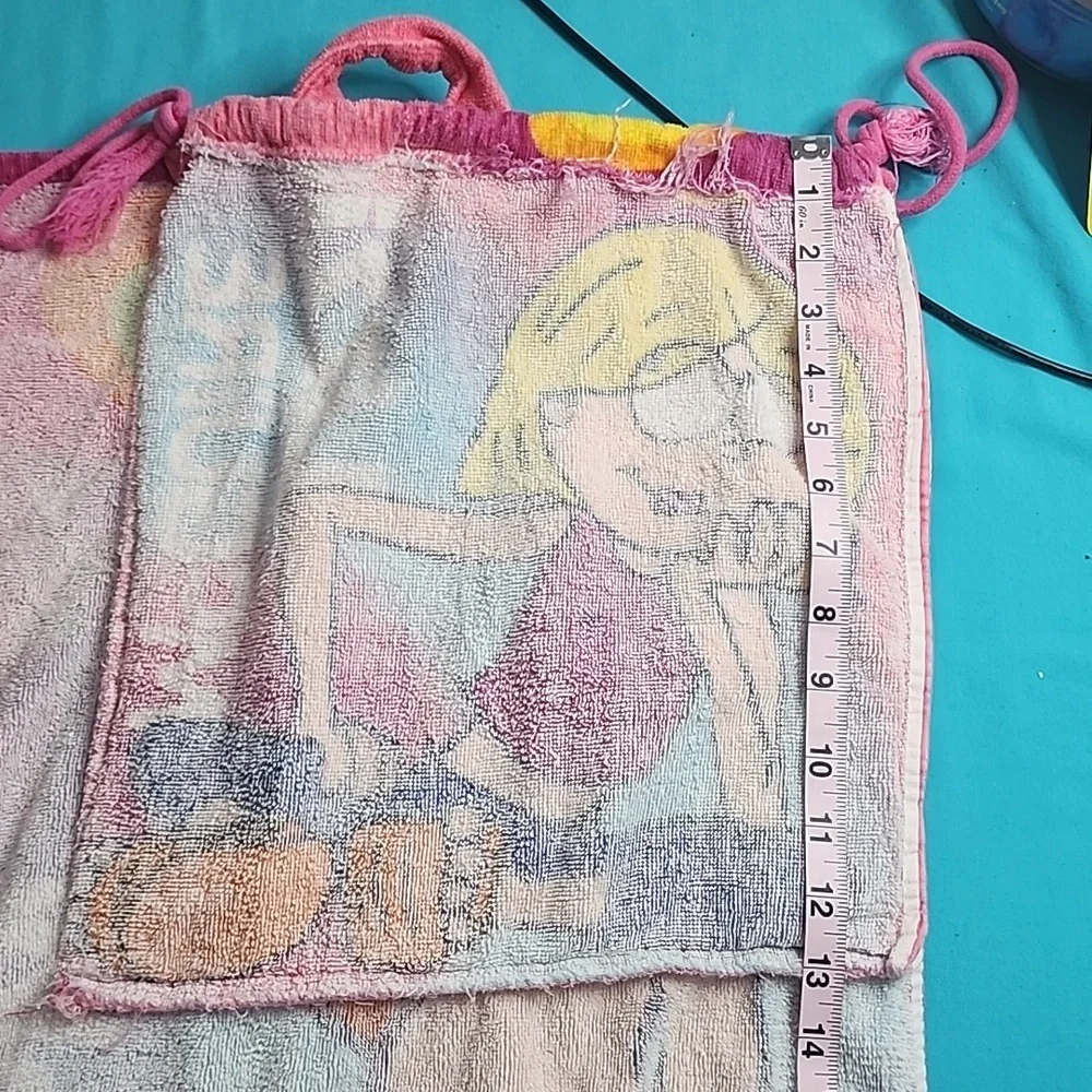 Vintage Rare Y2K Disney Lizzy McGuire Blanket Towel Backpack